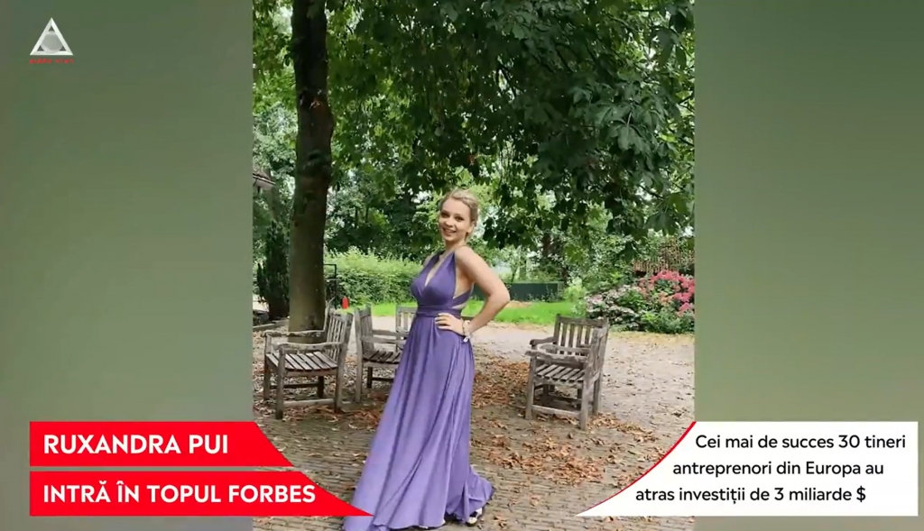 VIDEO. O româncă a fost inclusă în topul Forbes al celor mai bogați oameni sub 30 de ani din Europa. Care e povestea ei