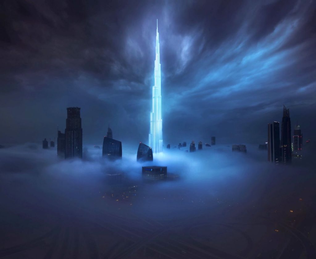 FOTO. Imagini spectaculoase cu cele mai înalte clădiri din Dubai. Cum au fost realizate fotografiile