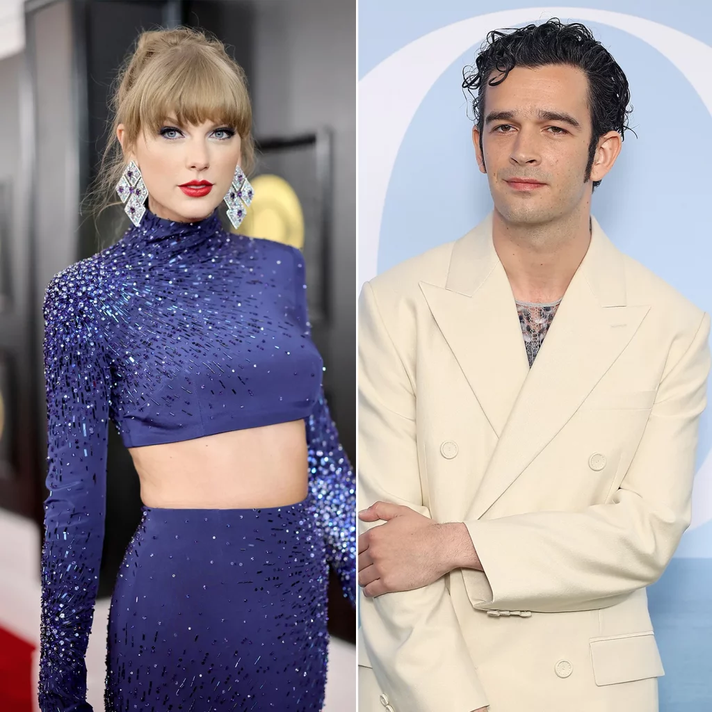 Taylor Swift și Matty Healy, surprinși când se țineau de mână la un local din N.Y.C.