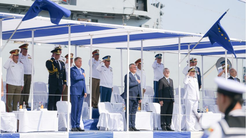 Ziua Marinei Române este celebrată la Constanța. Marcel Ciolacu promite bugete mai mari pentru Forțele Navale