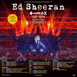 Ed Sheeran vine a doua oară în România. Când va avea loc concertul de la Arenele Romane