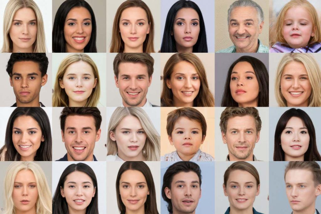 Studiu. Fețele create de AI, mai umane decât fețele unor persoane reale