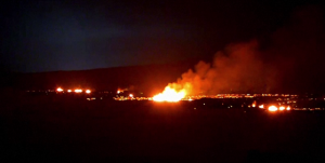 Un vulcan a erupt în sud-vestul Islandei