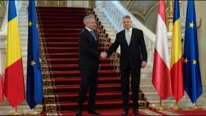 VIDEO. Iohannis l-a primit la Cotroceni pe Karl Nehammer