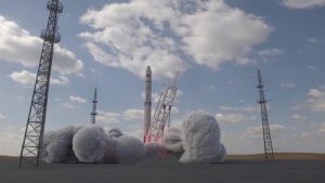 O rachetă chineză s-a prăbușit după o lansare accidentală în timpul unui test la sol