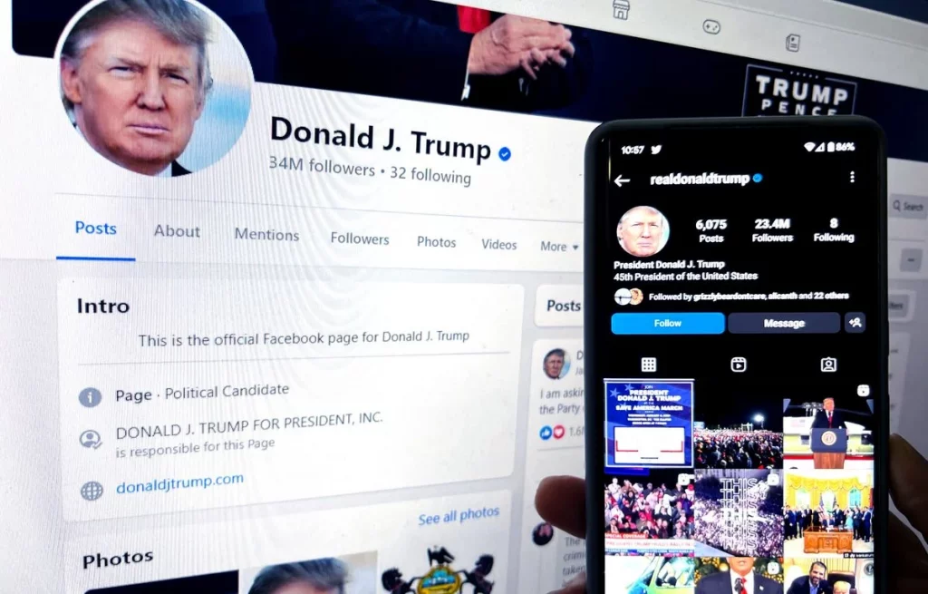 Meta a respins acuzațiile conform cărora utilizatorii Facebook și Instagram sunt forțați să urmărească conturile noii administrații Trump