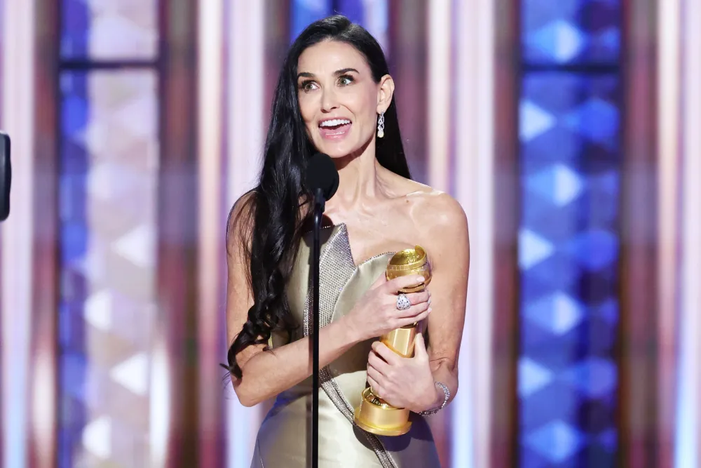 Demi Moore câștigă primul său Glob de Aur pentru rolul din „The Substance”