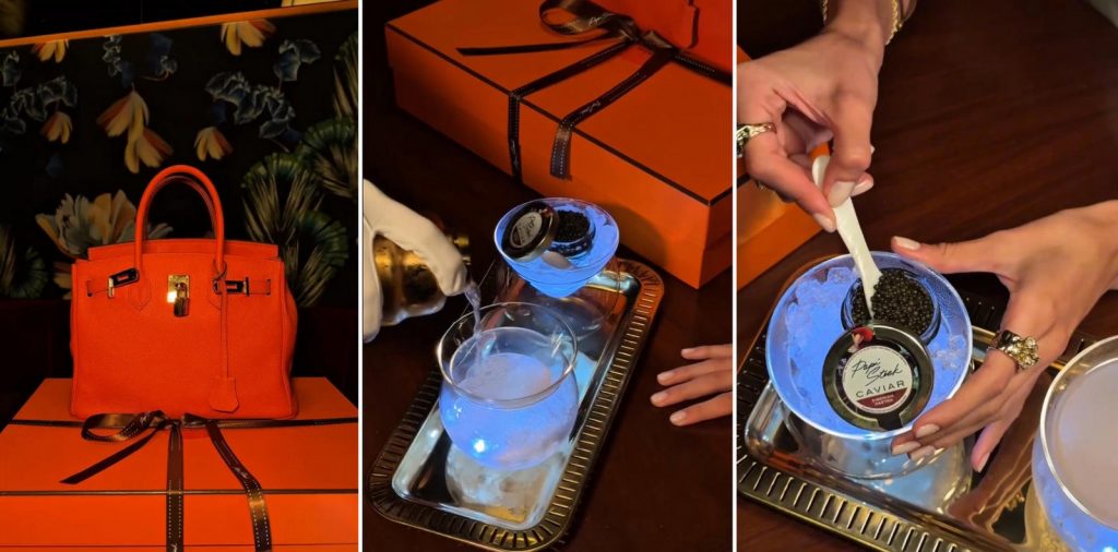 Un restaurant din Miami vinde cocktailuri și caviar în genți Birkin pentru 33.000 de dolari