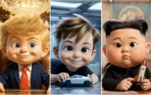 Rușii au lansat un serial animat în care liderii lumii sunt realizați cu A.I. Putin, Trump, Musk și Kim Jong-Un sunt protagoniști