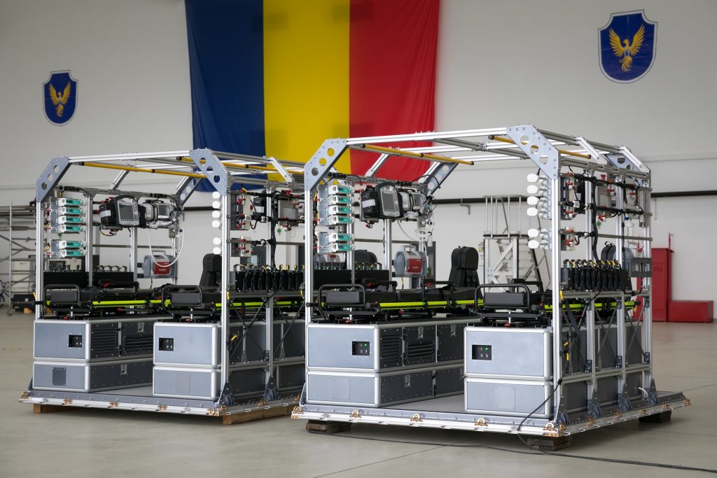 România are primele două module mobile pentru terapie intensivă aeriană. Unitățile pot transporta simultan patru pacienți în stare gravă
