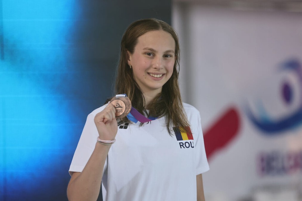 Daria Silişteanu a cucerit medalia de argint în proba de 100 m spate în cadrul Campionatelor Mondiale pentru Juniori de la Otopeni